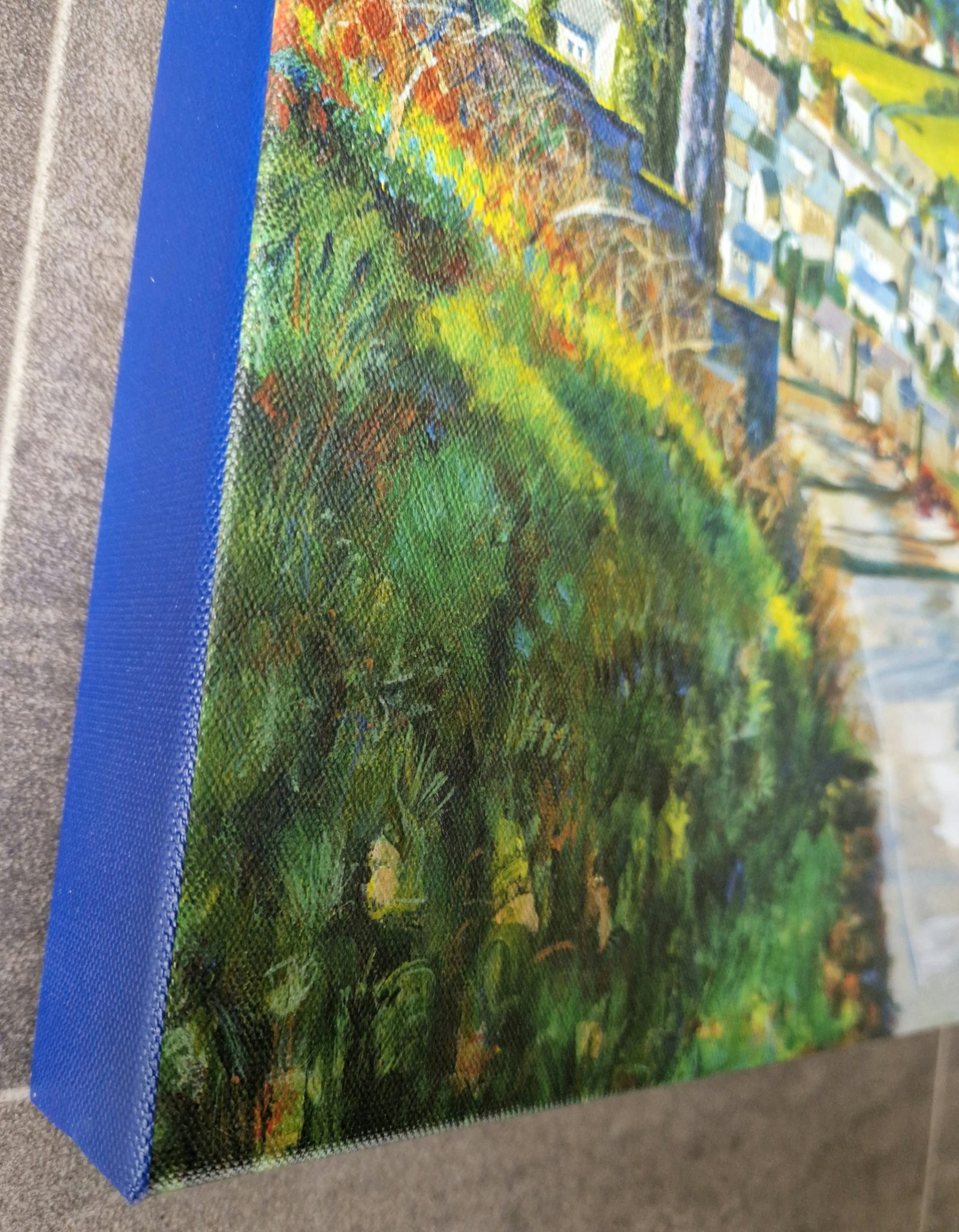 **out of stock **Winter Llandysul print on canvas - Image 2