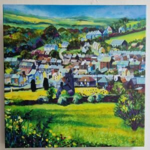 Llandysul Summer 16 inch x 16 inch print