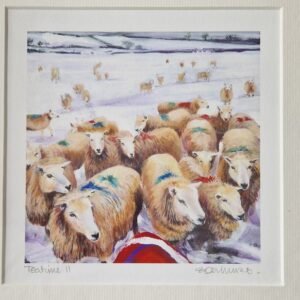 Teatime II giclee mounted print (30 cms x 30 cms mount size)