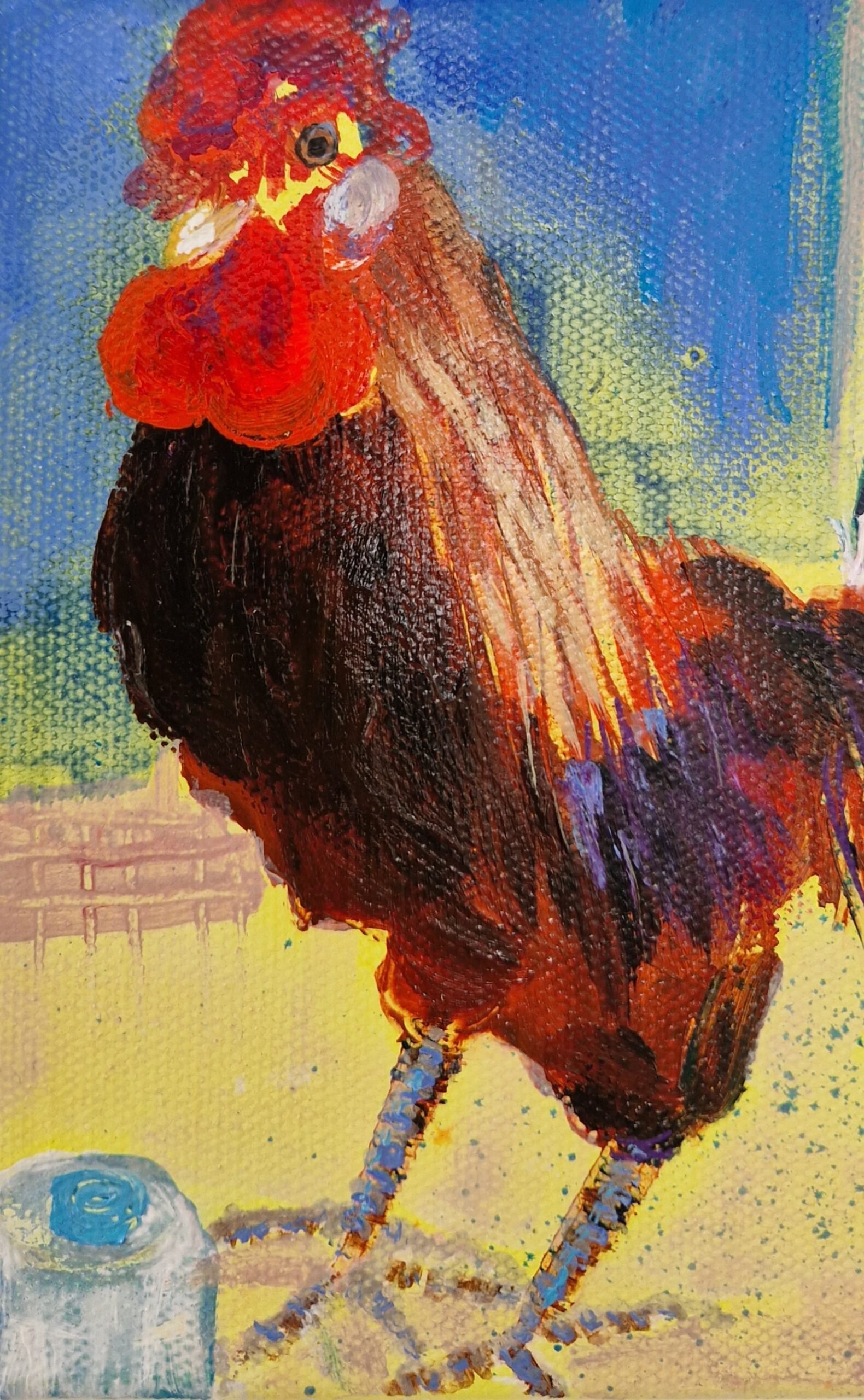 Snake Plisken...aka proud rooster a portrait by Sue Dewhurst - Image 2