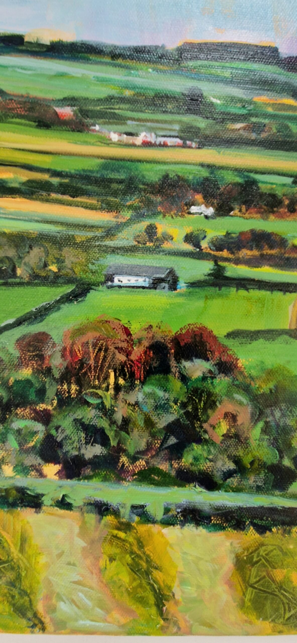 Towards the Coast - ( large Welsh landscape painting) - Image 4