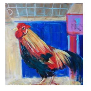 Art Print of Cockerel 'Bert' a ltd ed giclee print 1/135