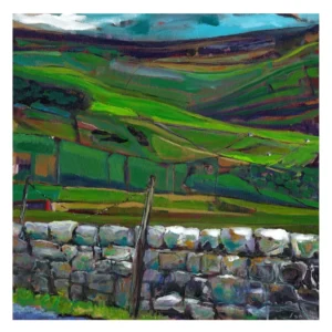 Out of stock ****Art Print - Yorkshire View, ltd ed giclee, signed and mounted print